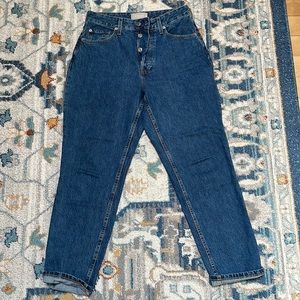 Everlane curvy 90s cheeky jeans.